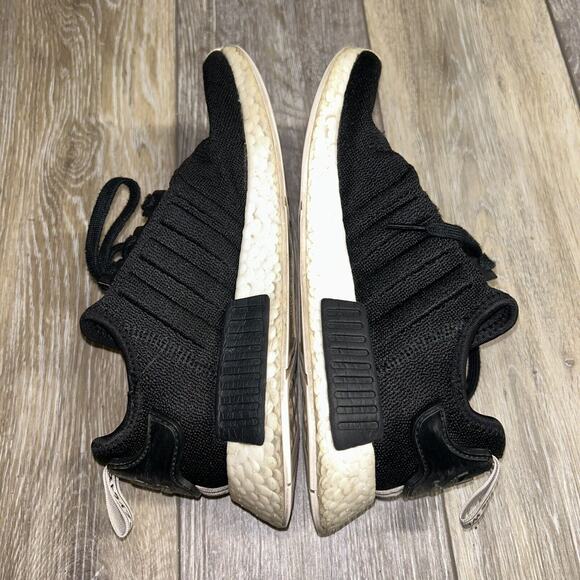 Adidas NMD R1 Womens US Size 7.5 Black White Athletic Sneaker Shoes BD8026 - Picture 9 of 11